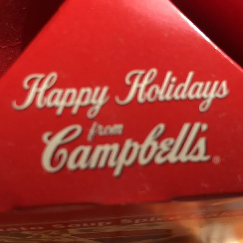 1998 Campbell’s Ornament NIB Features Classic recipes collectible brochure retro